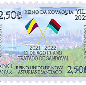 Selo Kováquio-Runasco - Um ano de Amizade