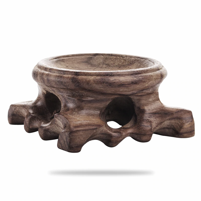 Thumbnail: Carved Wooden Stand For Crystal Spheres