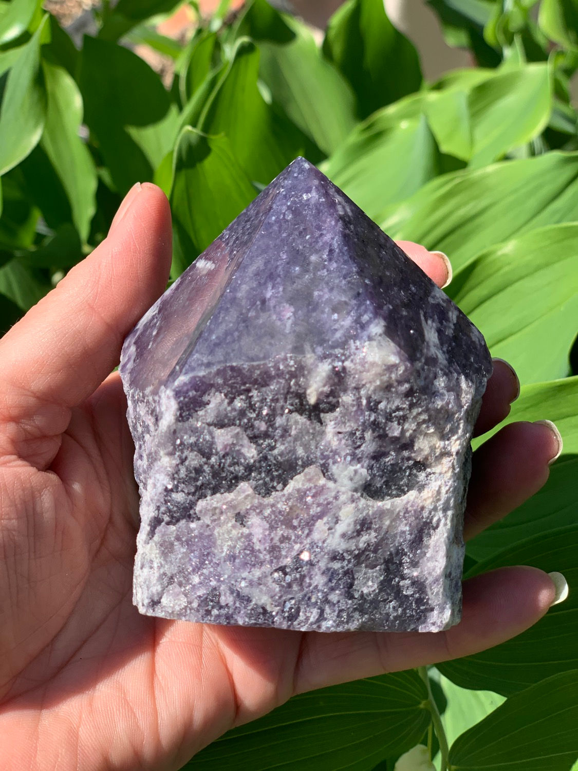 Lepidolite Polished Point