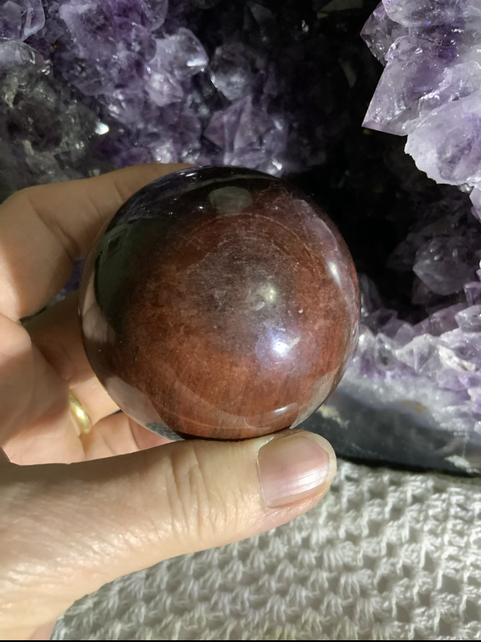 Thumbnail: Red Tigers Eye (Dragon Eye) Sphere