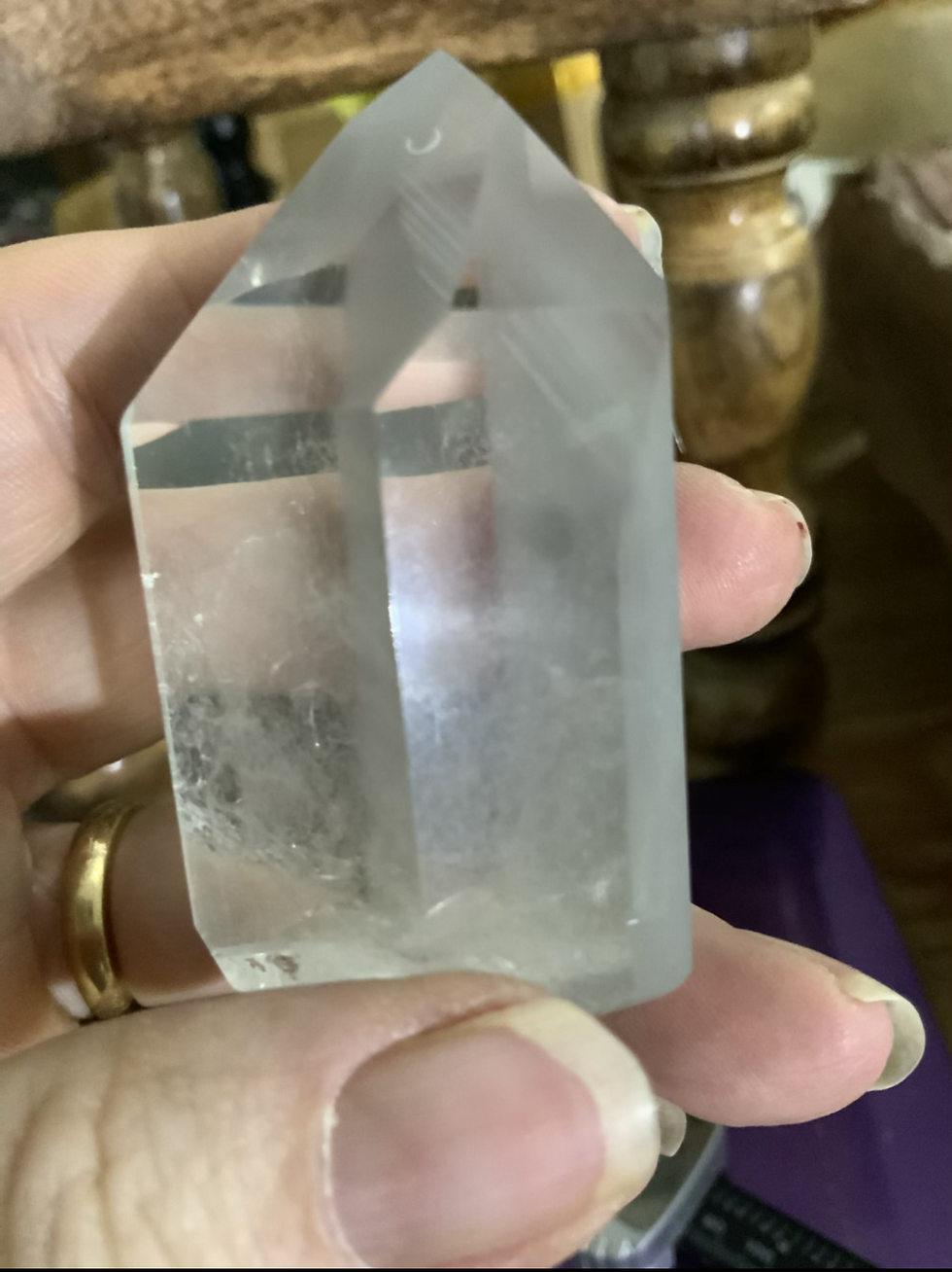 Thumbnail: Clear Quartz Crystal Phantom Point