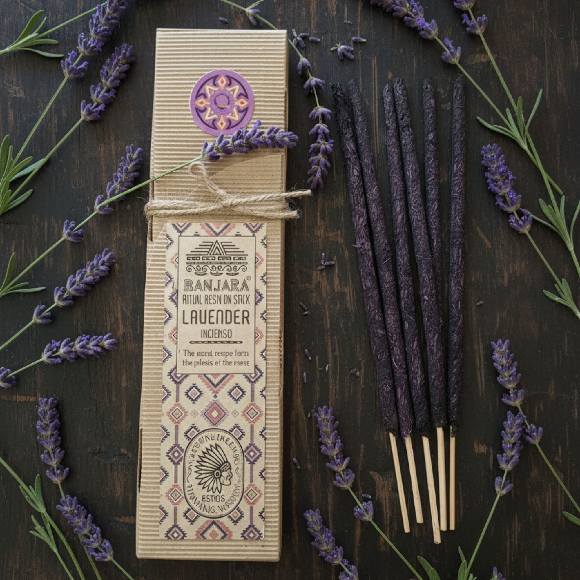 Banjara Lavender Resin On Sticks