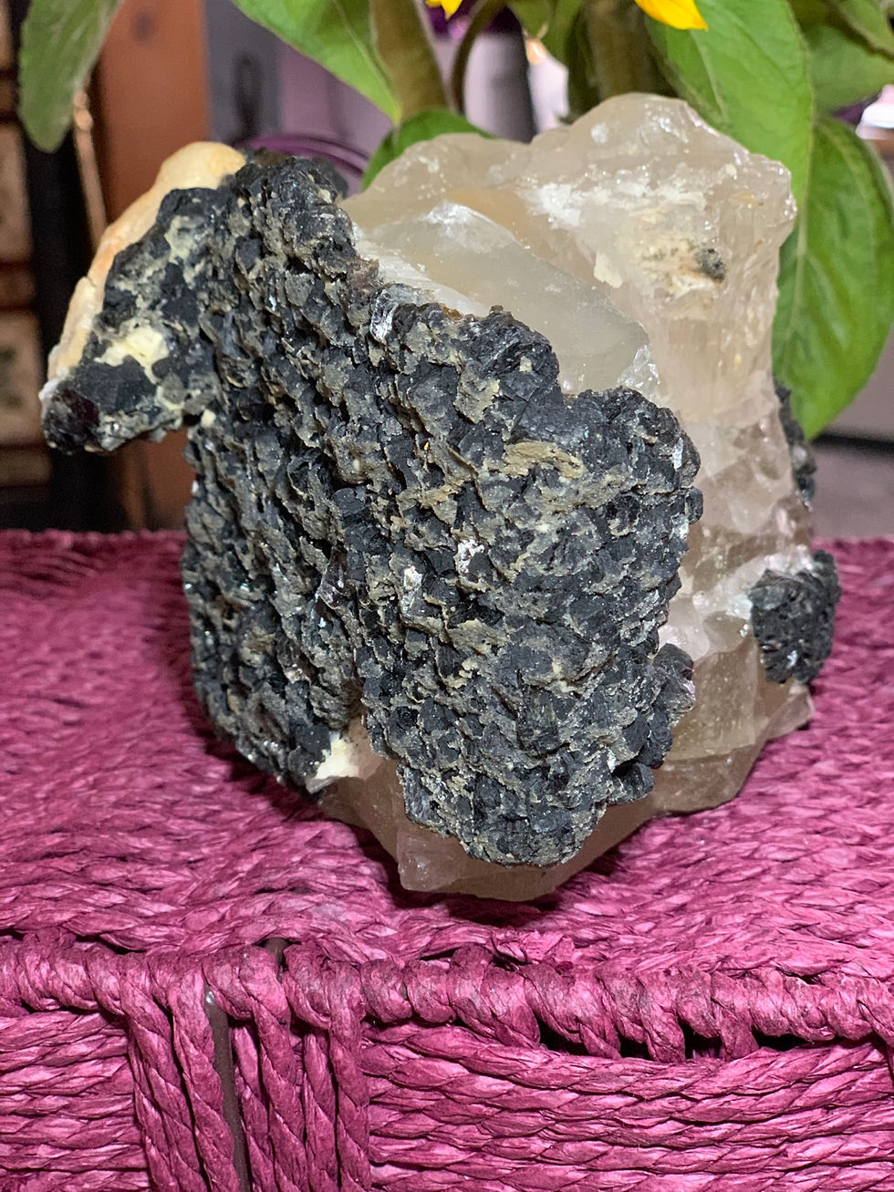 Thumbnail: Clear Quartz and Black Tourmaline