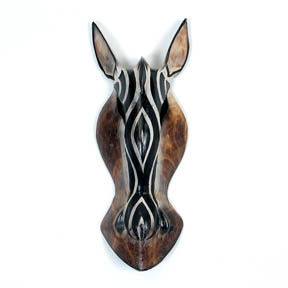 Thumbnail: Decorative Zebra Mask - 30cm