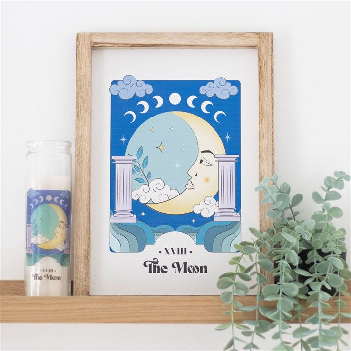 Thumbnail: The Moon Celestial Framed Wall Print