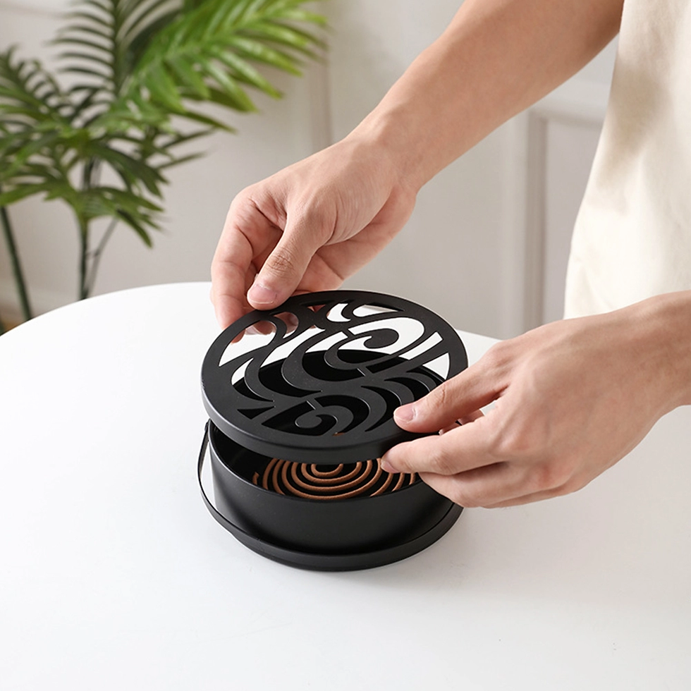 Thumbnail: Incense Metal Coil Burner: Suitable for indoor or outdoor