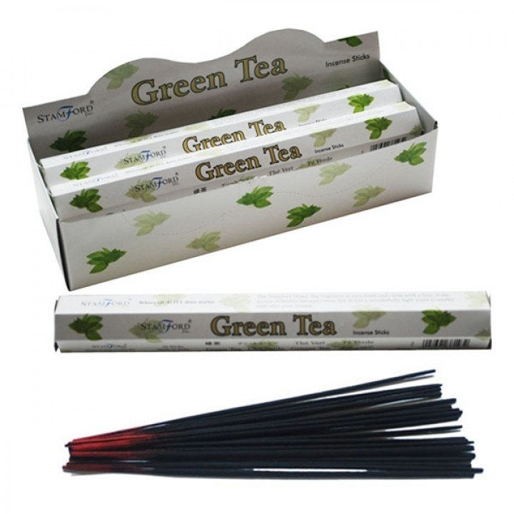 Stamford Green Tea Hex Incense Sticks