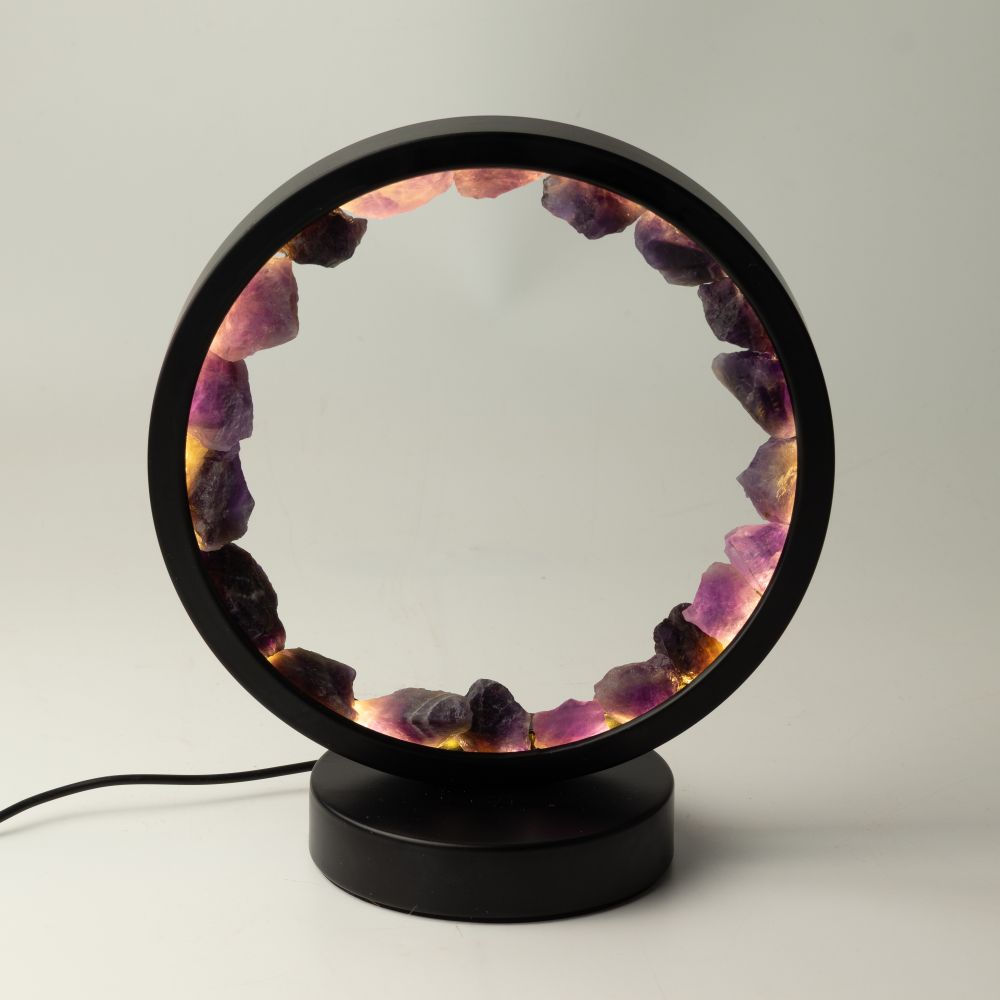 Gemstone Halo Lamp - Zen Spirit - Amethyst