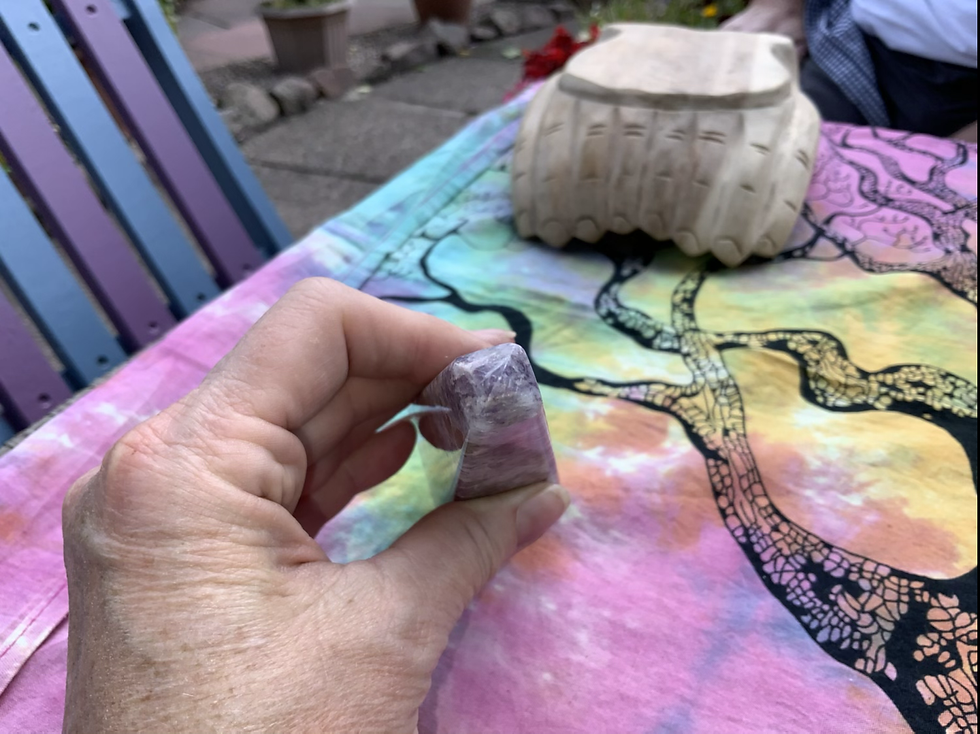 Thumbnail: Lepidolite Polished Obelisk