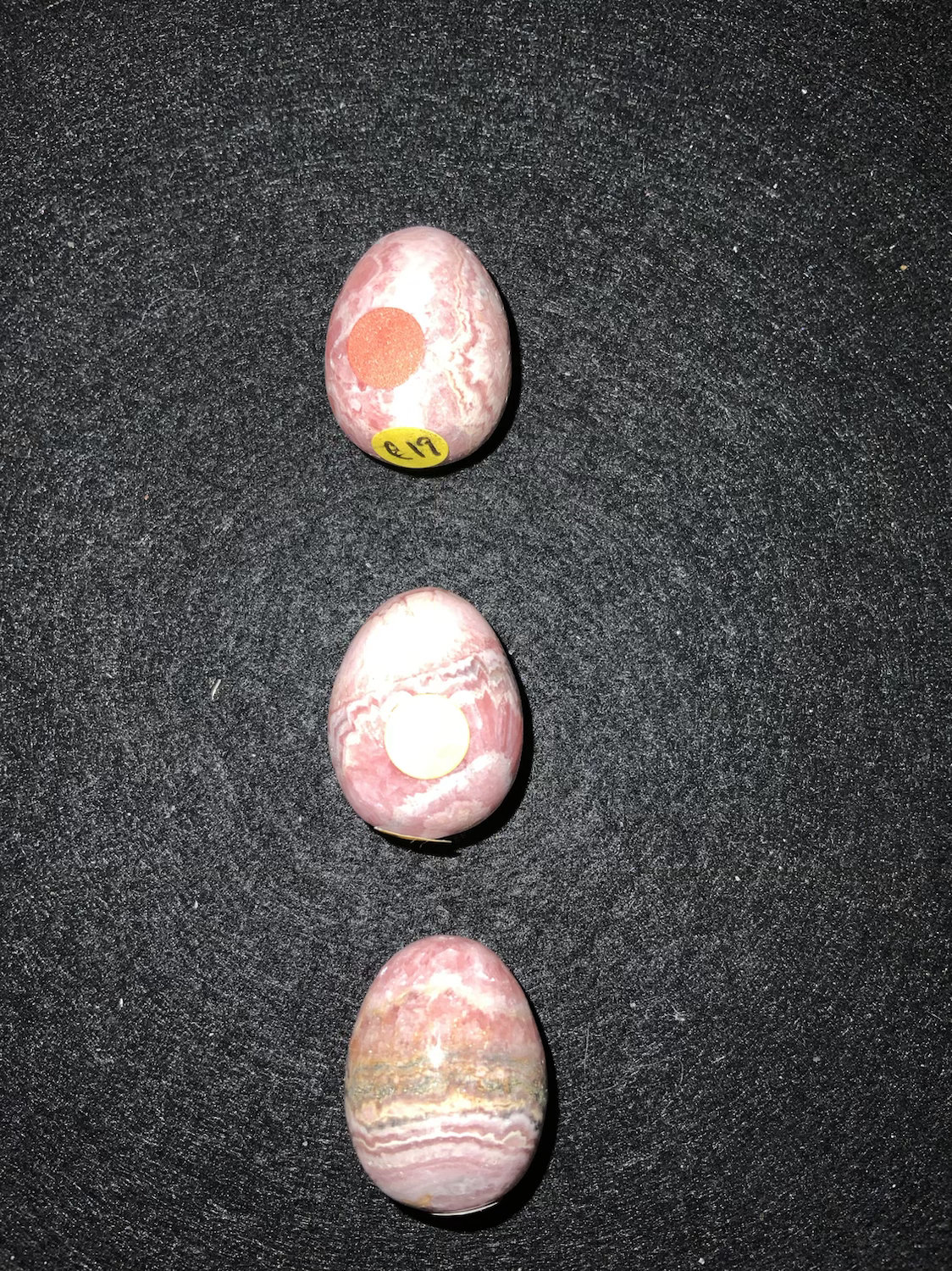 Rhodochrosite Carved Egg