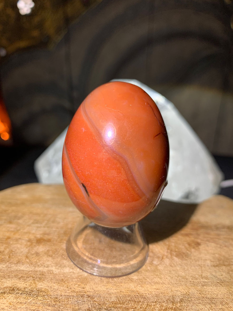 Thumbnail: Carnelian Carved Egg