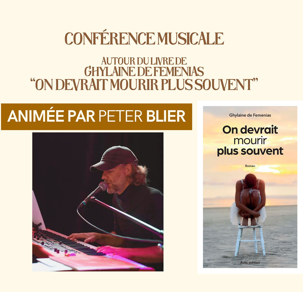 Conférence musicale On devrait Mourir plus souvent Les Augustes 30-05-2026