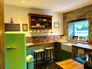 Exposed stonework retained in key locations