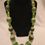 Thumbnail: Chevron Beads-Mix Size Green Necklace
