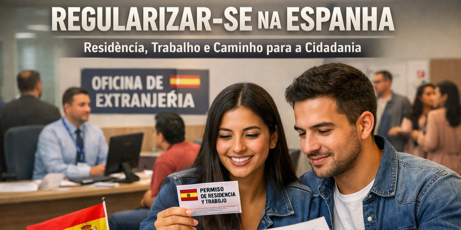Como se regularizar na Espanha mesmo sem papéis: residência, trabalho e caminho para a cidadania espanhola
