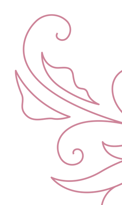 Decorative leaf flourish