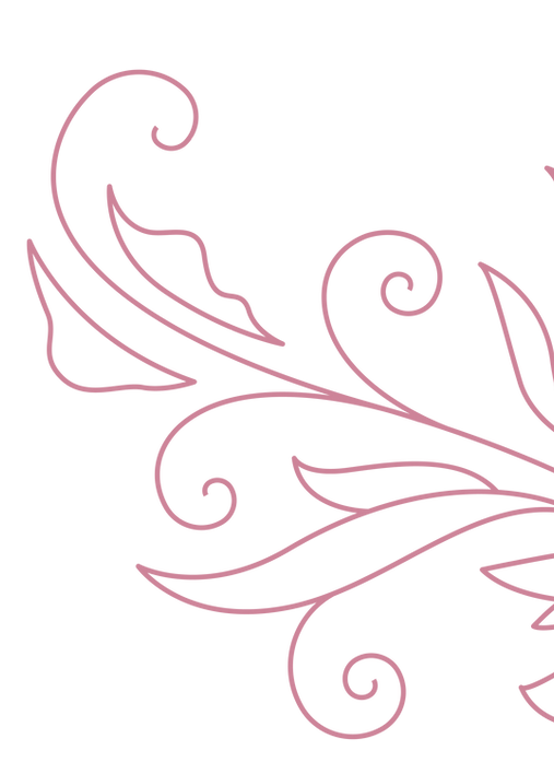 Decorative leaf flourish