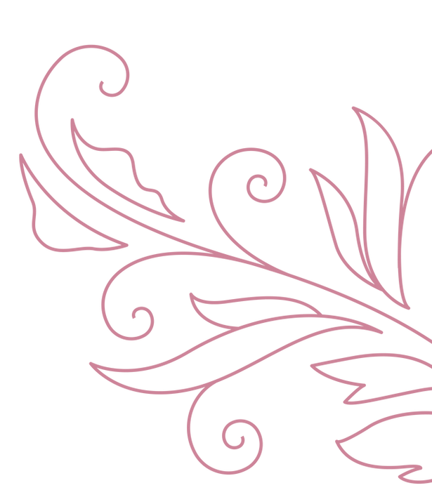 Decorative leaf flourish