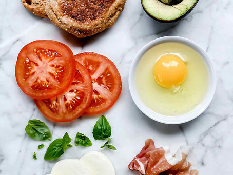 Healthy Caprese Breakfast Sandwich