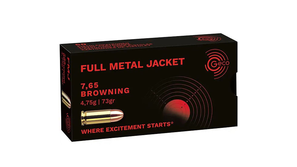 Geco 7.65 Browning FMJ 73grs