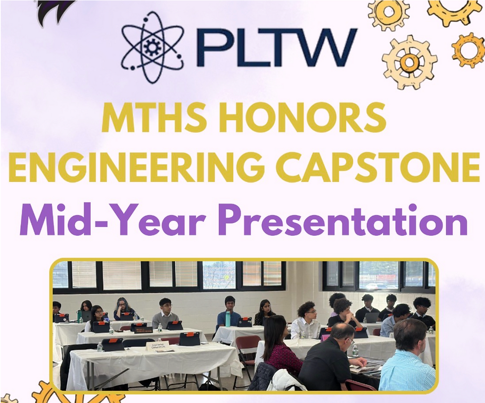 MTHS Engineering Design and Development (EDD) Honors Capstone Class Half Year Presentations (2025-26)