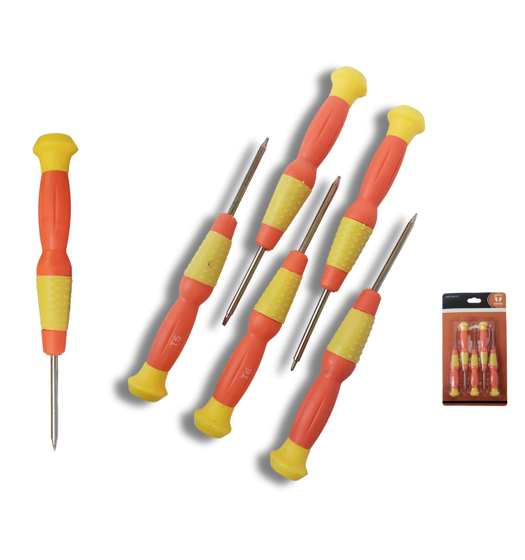 JUEGO DE DESARMADORES DE PRESICIÓN 5PZ