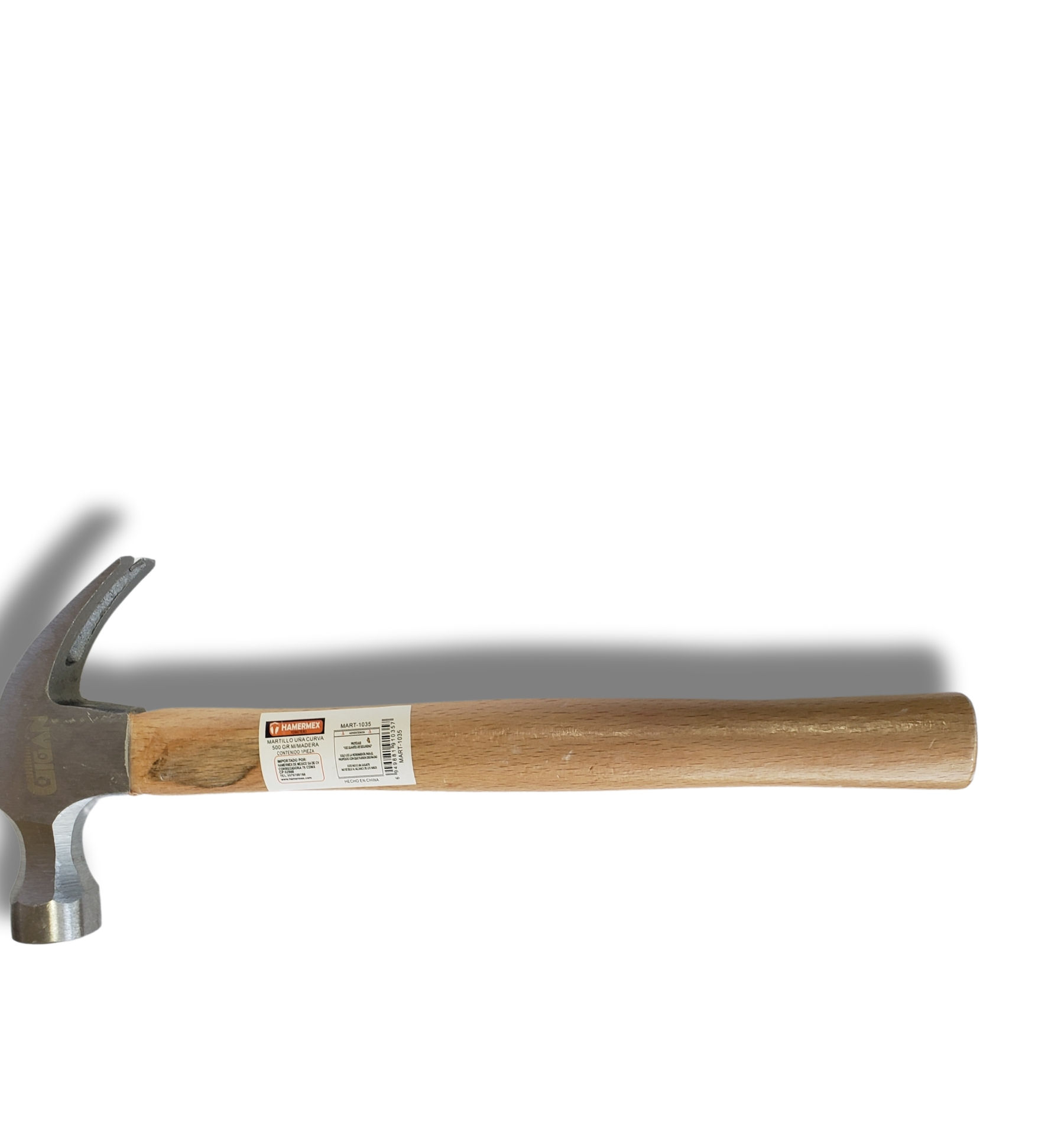 MARTILLO U�A CURVA 250 GR M/MADERA