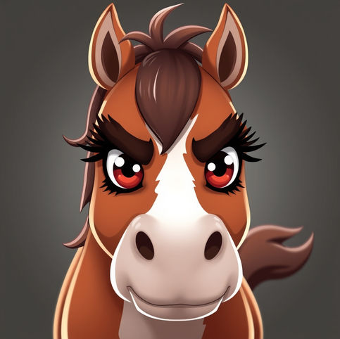 Rae the Bad guy. Mad because she is a horse and not a unicorn.