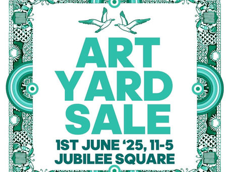 Art Yard Sale tomorrow!