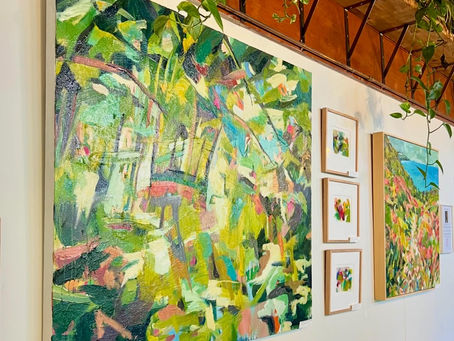 My exhibition is up at the beautiful Garden Cafe in St. Ann's Well Gardens, Hove