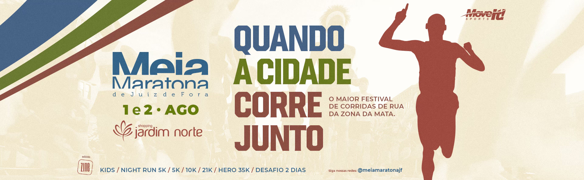 Meia Maratona de Juiz de Fora 2026 — 1 e 2 de agosto
