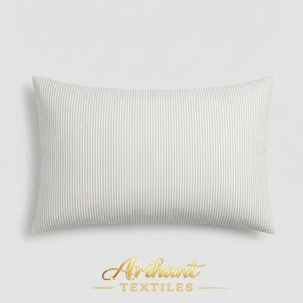 Thumbnail: Modern white pillows with black border lining arranged on a hotel bed to showcase premium interior styling.