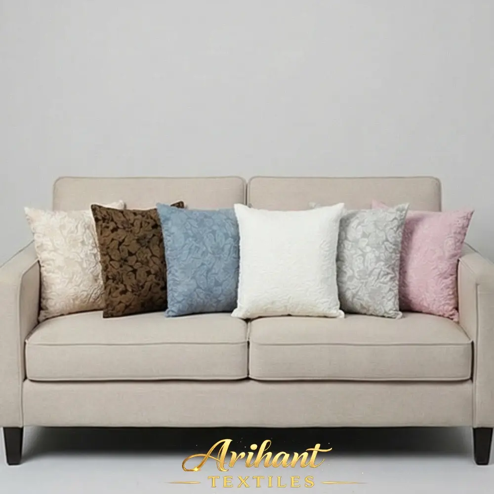 Cushion cover manufacturer in Panipat for bulk wholesale orders.