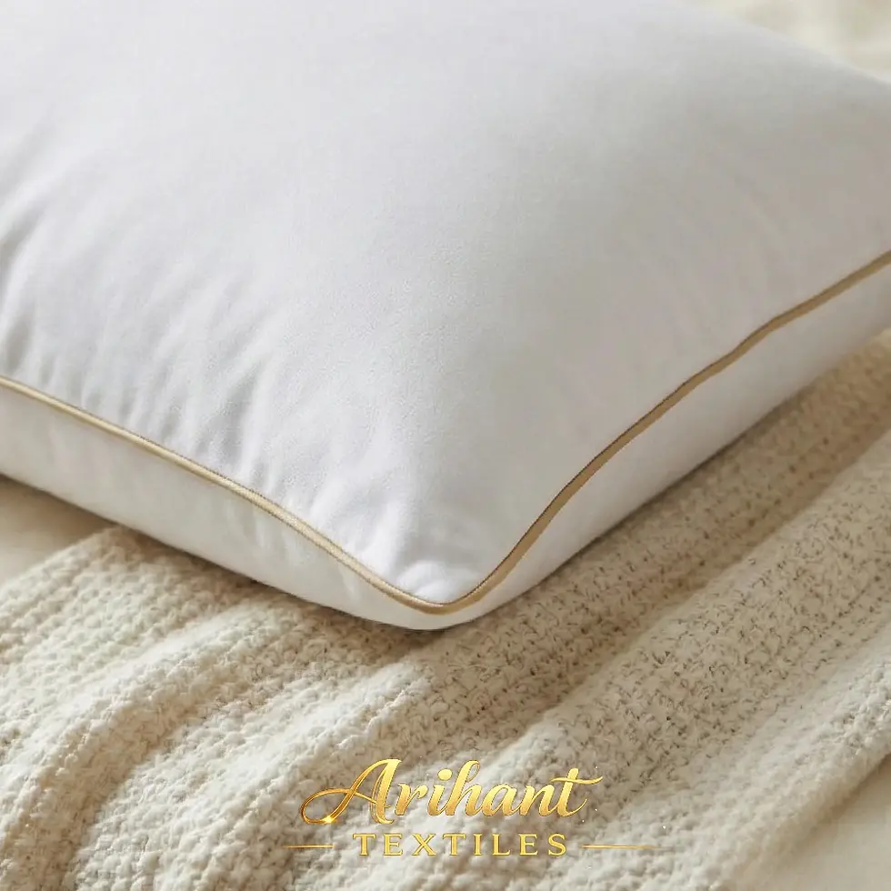 Export-quality hotel pillows: Factory-direct from Panipat.