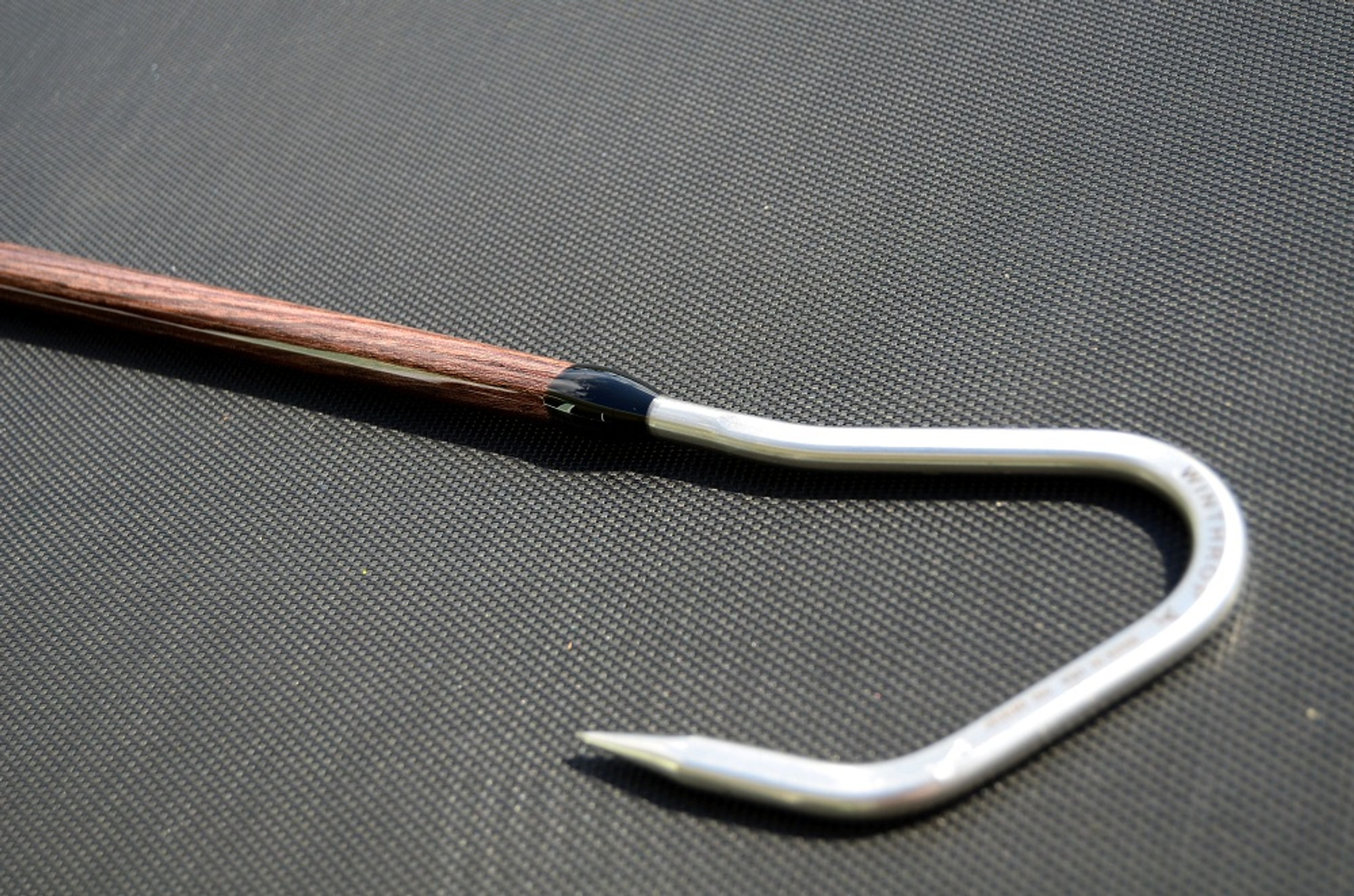 6' wood grain gaff 4" winthrop hook barrett rods