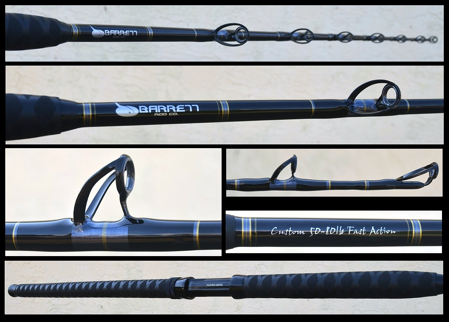 Barrett Rod Company custom lake trout rod