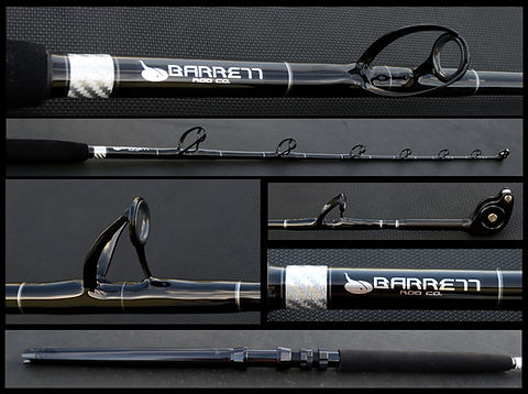 60-130lb 6'6" and 7' STAND UP SHARK ROD | Barrett Rods 60-130lb 6'6" and 7' STAND UP SHARK ROD | Barrett Rods