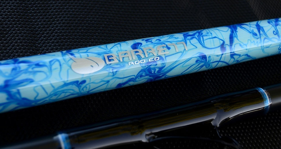 Thumbnail: 13' spinning blue marble shark surf rod