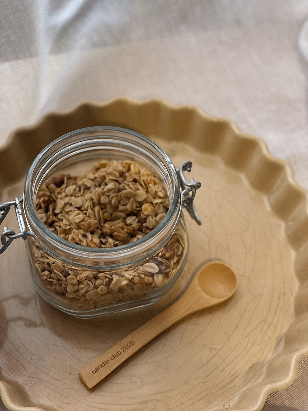 Homemade Granola Recipe for Slow Mornings