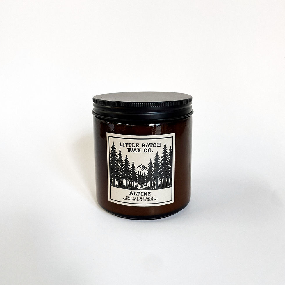 Thumbnail: "ALPINE" pure soy candle / cypress, evergreen, cedar and moss