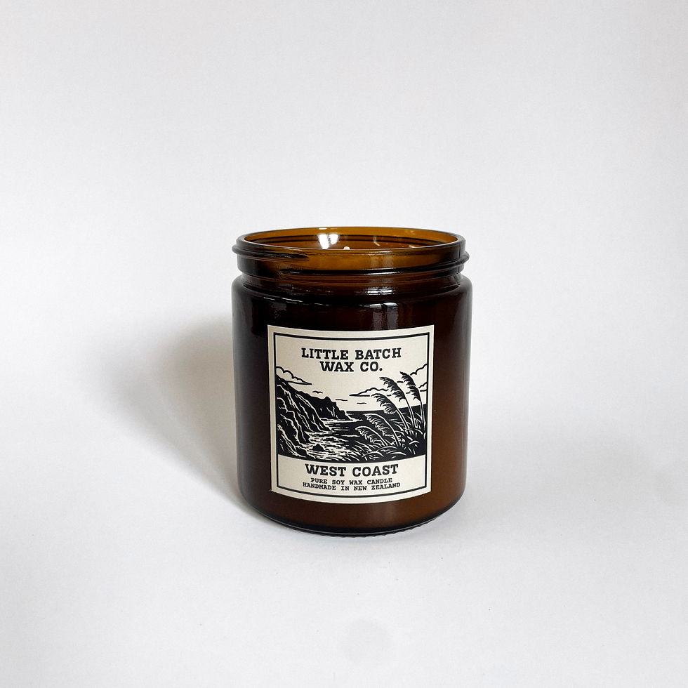 Thumbnail: "WEST COAST" pure soy candle / leather, tobacco, amber, musk