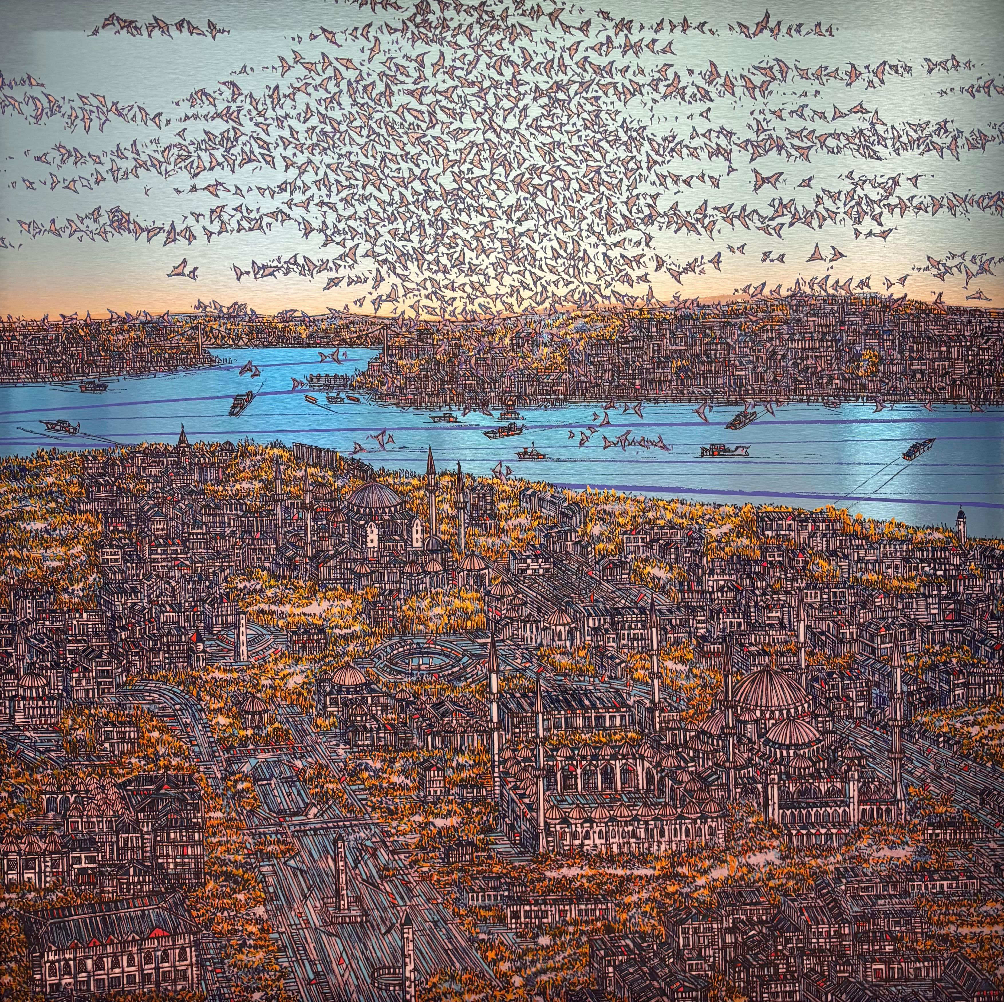 Devrim Erbil Giclee 120*120 cm 2026 Yılı Yeni Sertifikalı