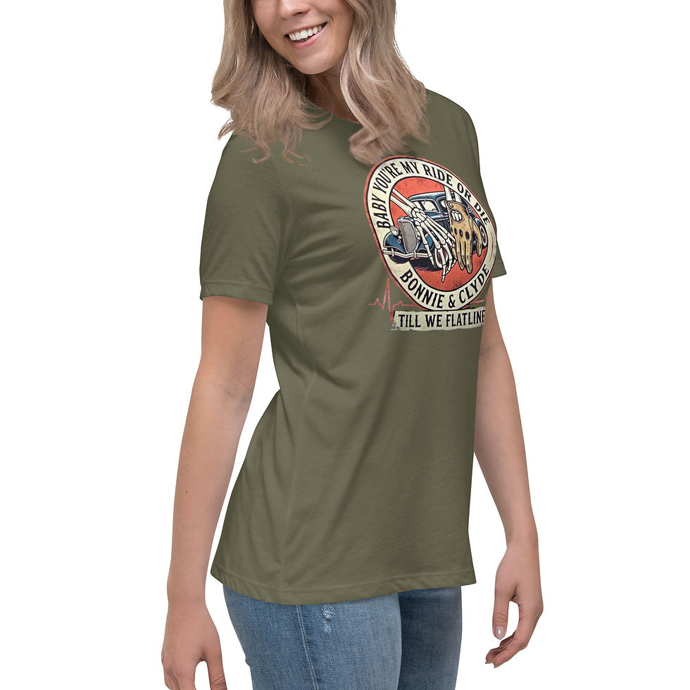 Thumbnail: Bonnie & Clyde Women's Relaxed T-Shirt