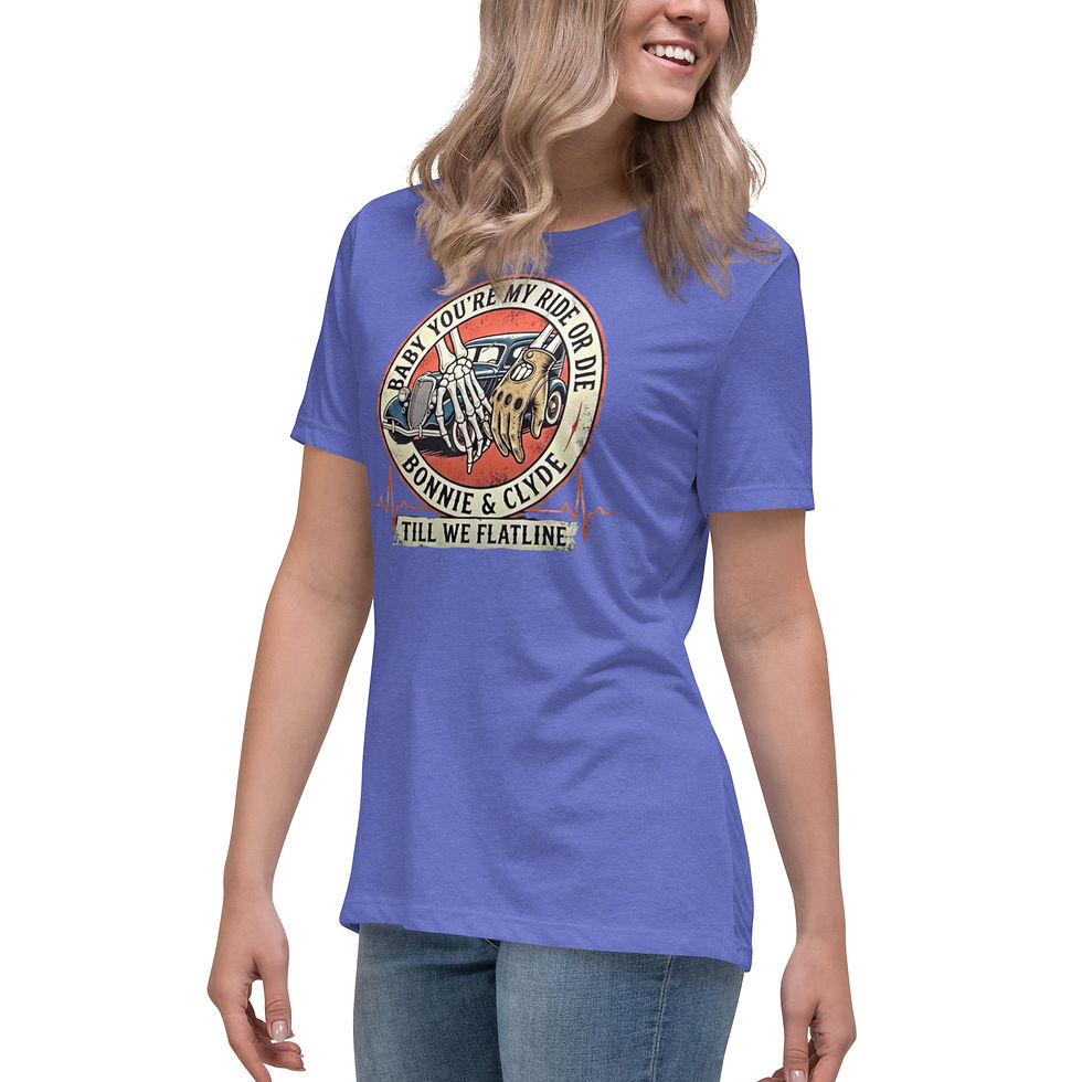 Thumbnail: Bonnie & Clyde Women's Relaxed T-Shirt