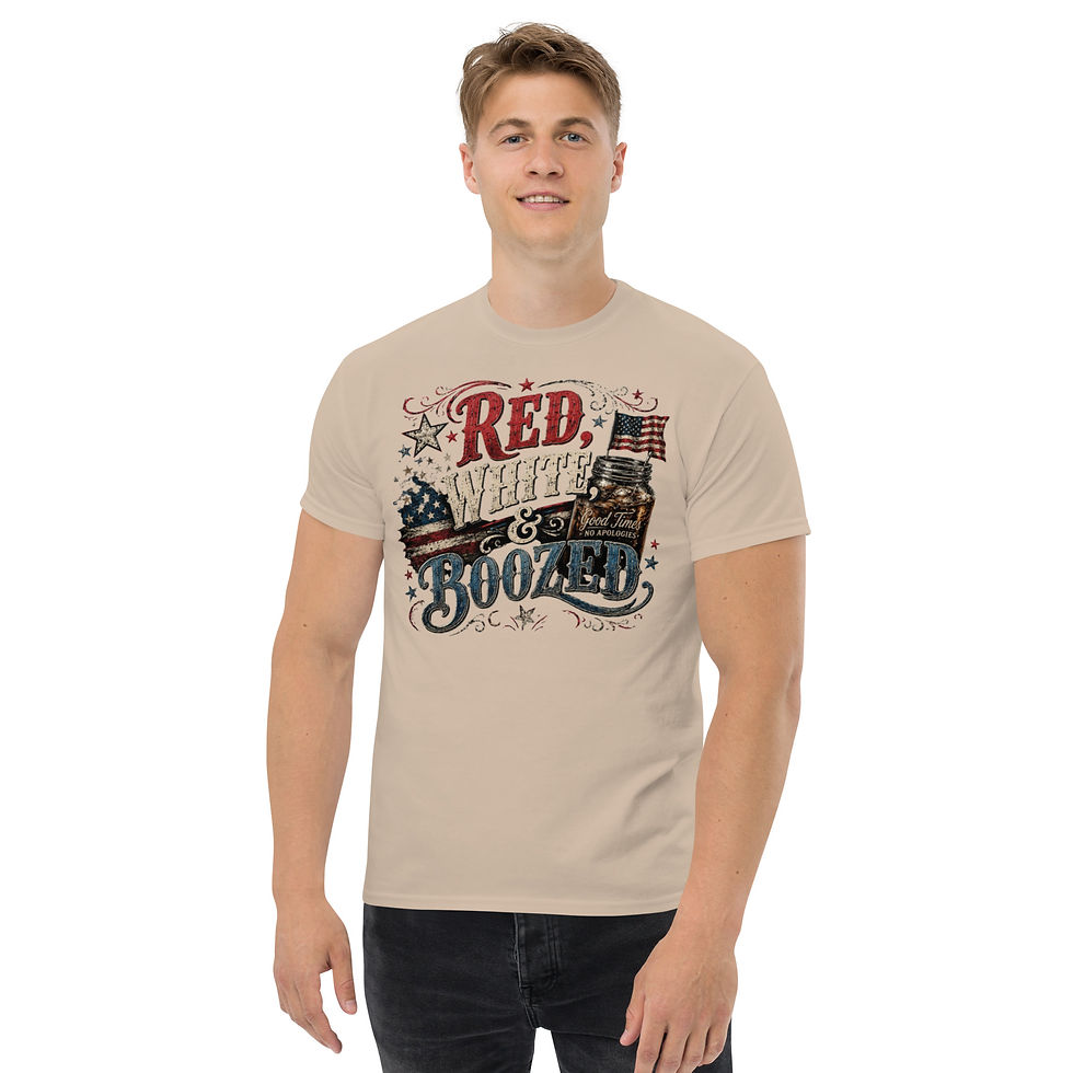 Thumbnail: RED, WHITE, & BOOZED tee