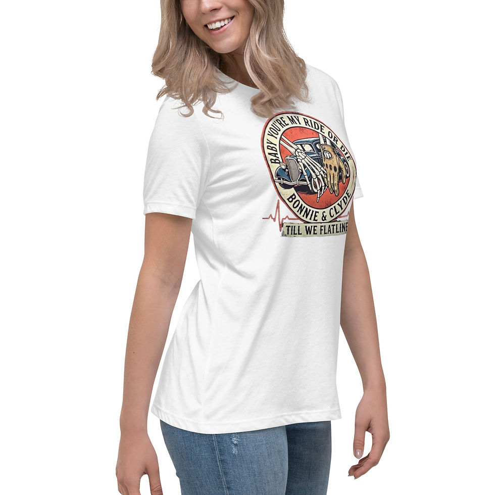 Thumbnail: Bonnie & Clyde Women's Relaxed T-Shirt