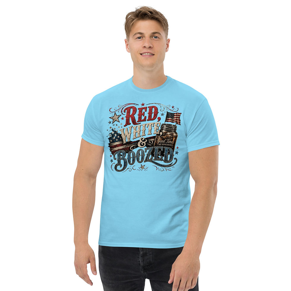 Thumbnail: RED, WHITE, & BOOZED tee