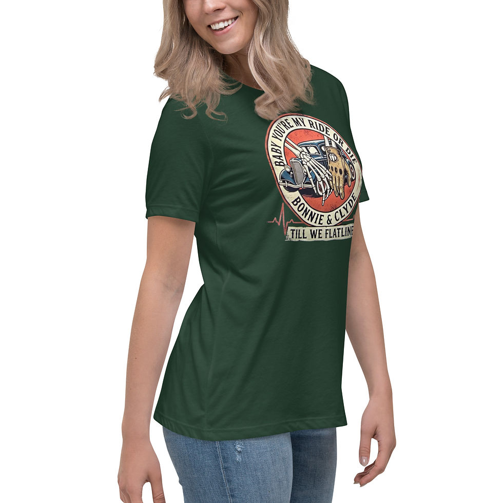 Thumbnail: Bonnie & Clyde Women's Relaxed T-Shirt