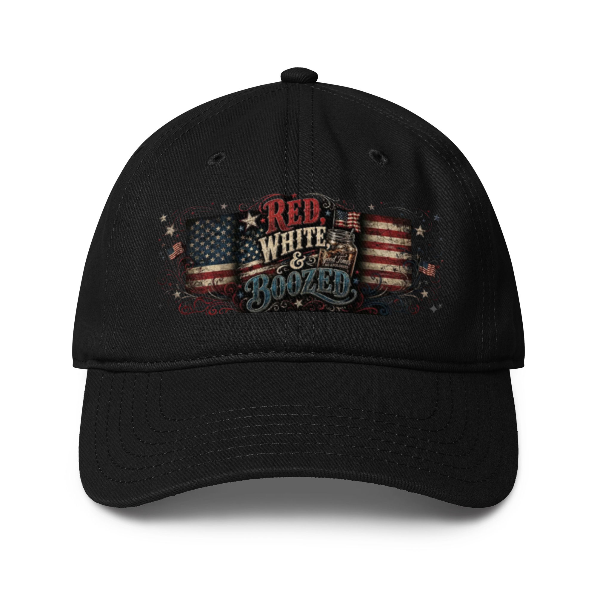 RED, WHITE, & BOOZED baseball cap