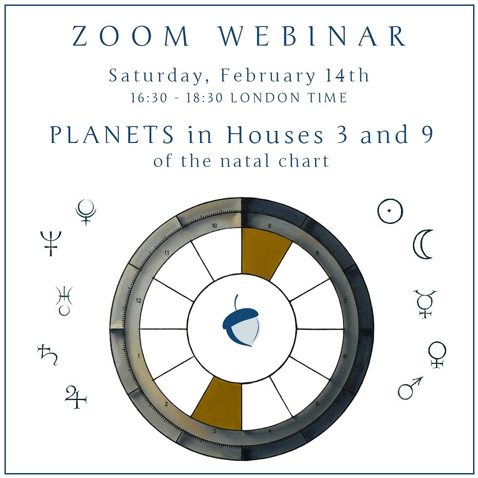 Planets in Houses 3 and 9 of the Natal Chart